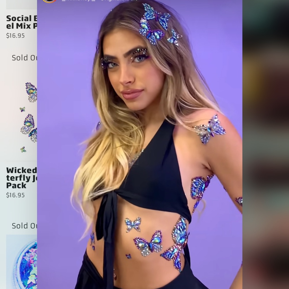 Lunautics Wicked Wings Butterfly Jewel Mix pack